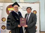 Академик А. М. Асхабов стал почетным профессором